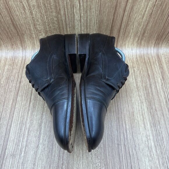 BALLY ROGERS CAP TOE MEN DRESS SHOES BROWN LEATHER OXFORD LACE‎ UP US 11.5 D main image 4